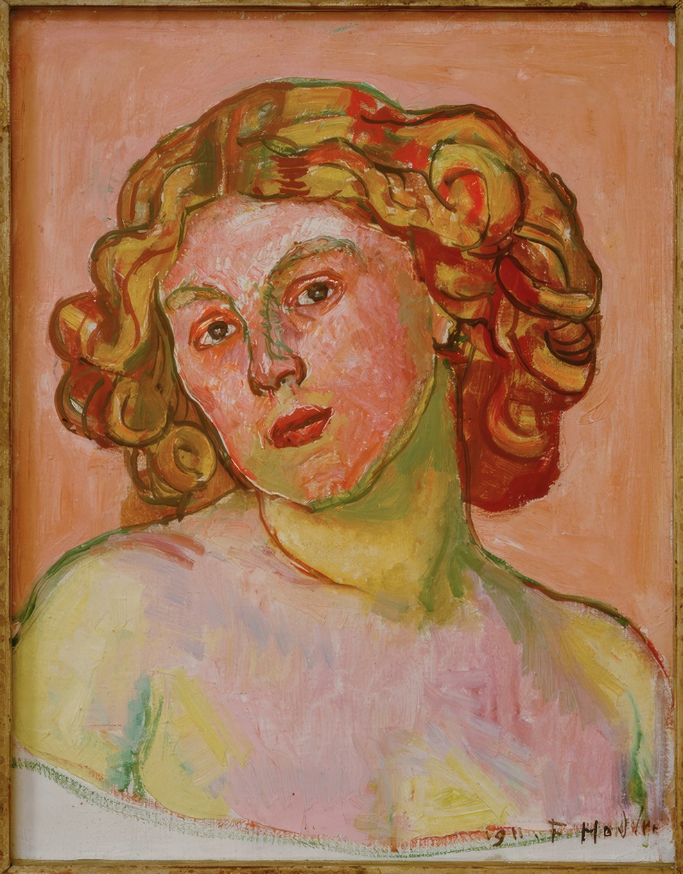 Portret Reginy Morgeron autorstwa Ferdinand Hodler