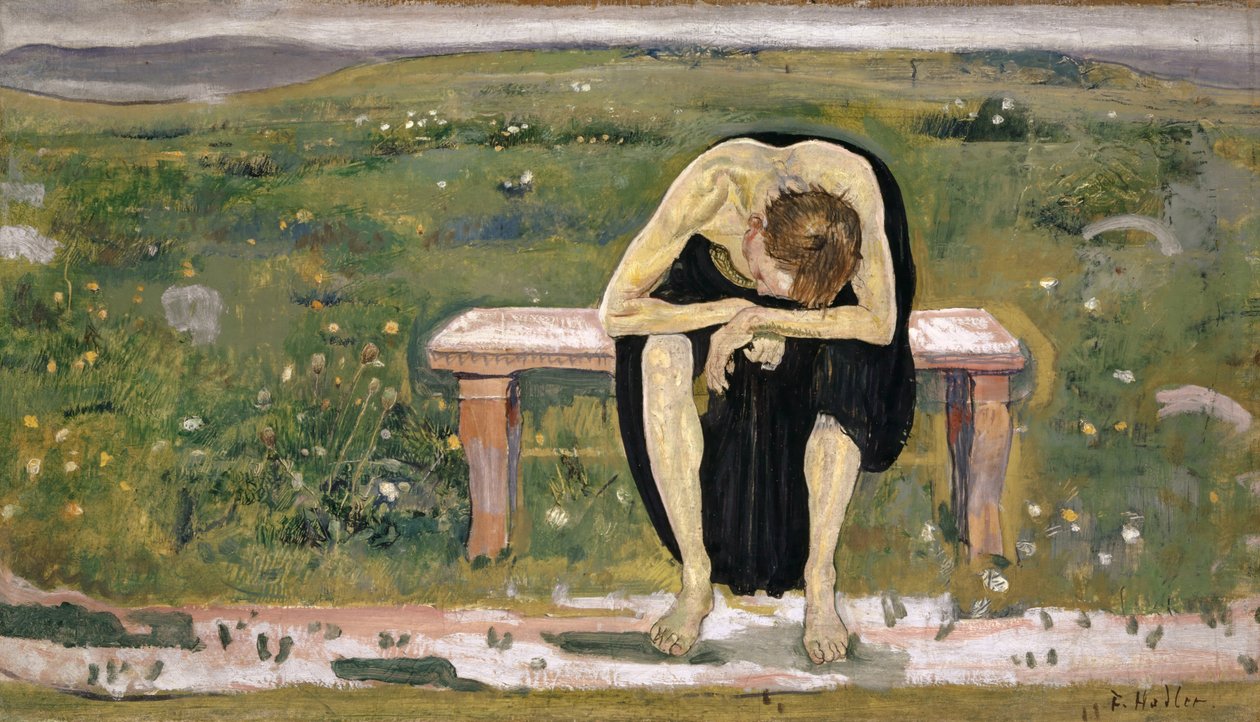 Rozczarowana dusza, ok. 1891. autorstwa Ferdinand Hodler