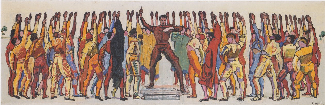 jednomyślność autorstwa Ferdinand Hodler