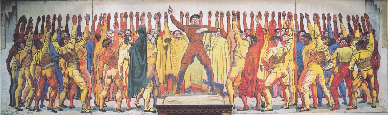 jednomyślność autorstwa Ferdinand Hodler
