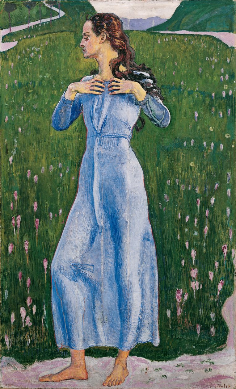 Emocje, 1900. autorstwa Ferdinand Hodler