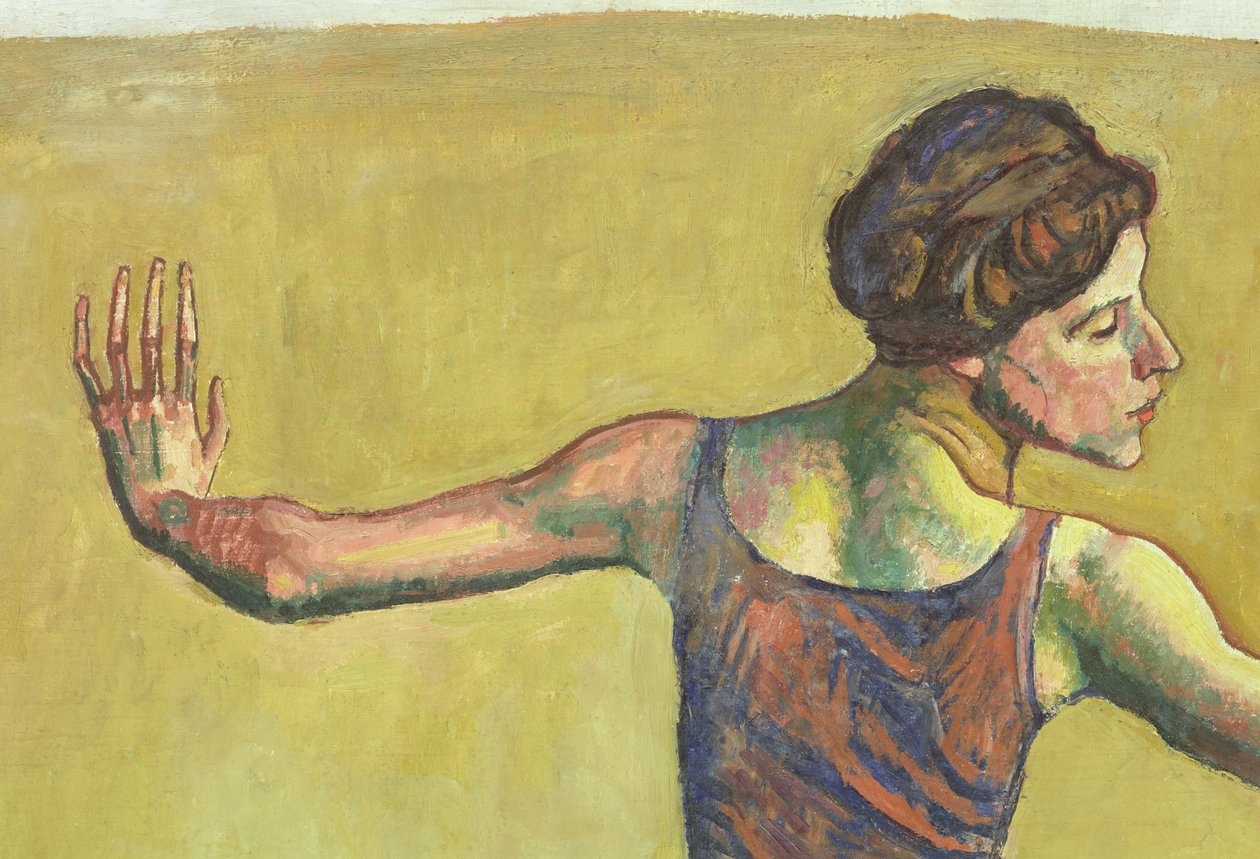 Femme Joyeuse (szczegół) (patrz także 155107) autorstwa Ferdinand Hodler
