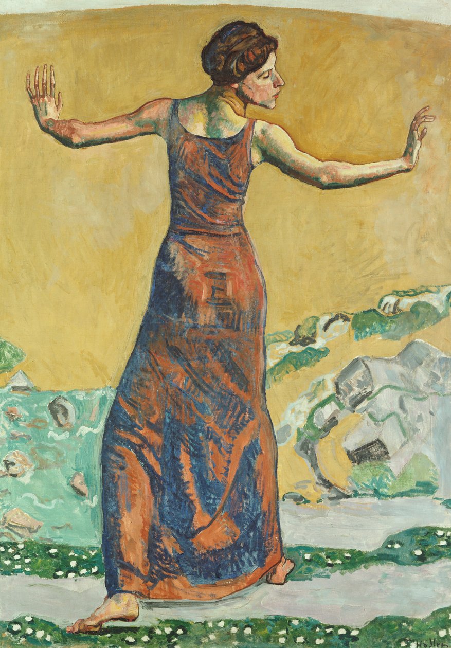 Radosna kobieta, 1911 autorstwa Ferdinand Hodler