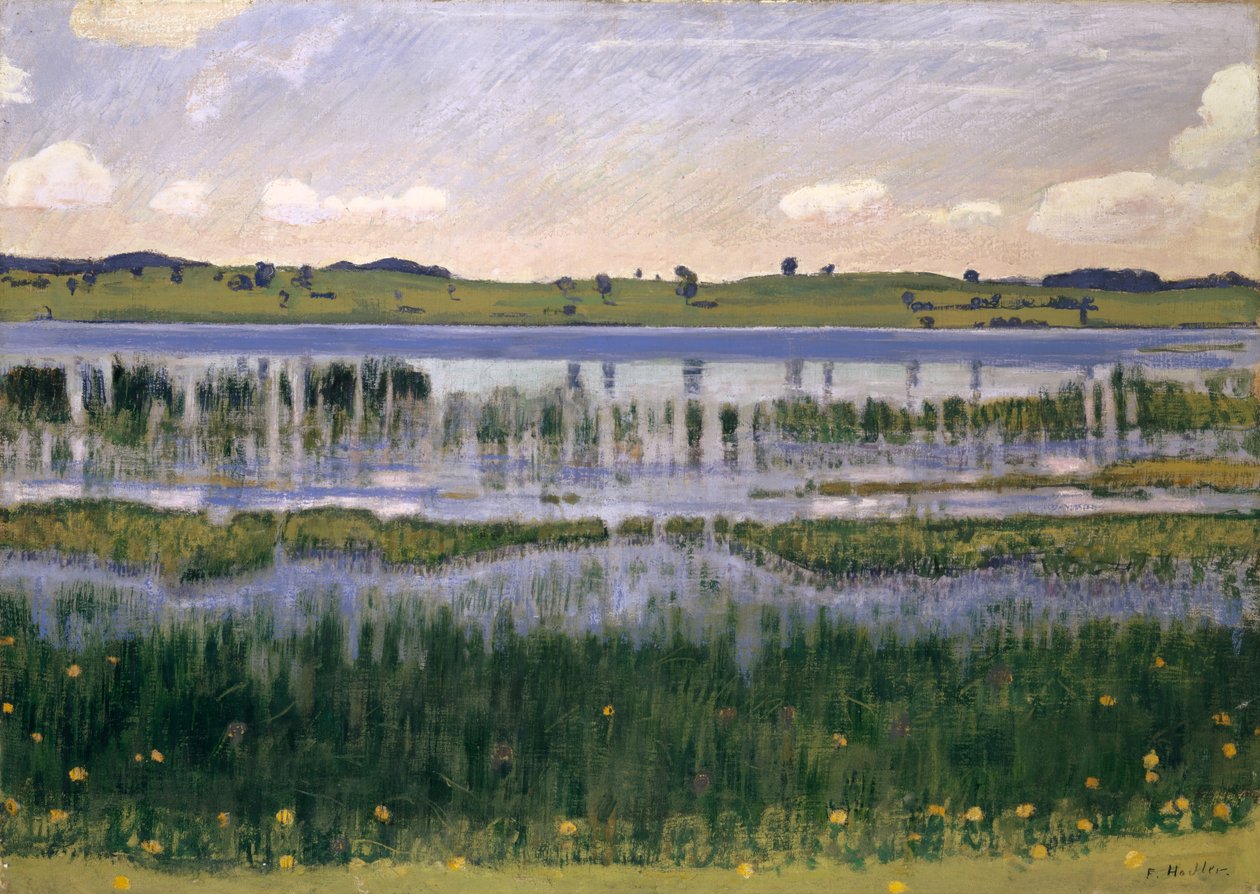 Jezioro Burgäschi autorstwa Ferdinand Hodler