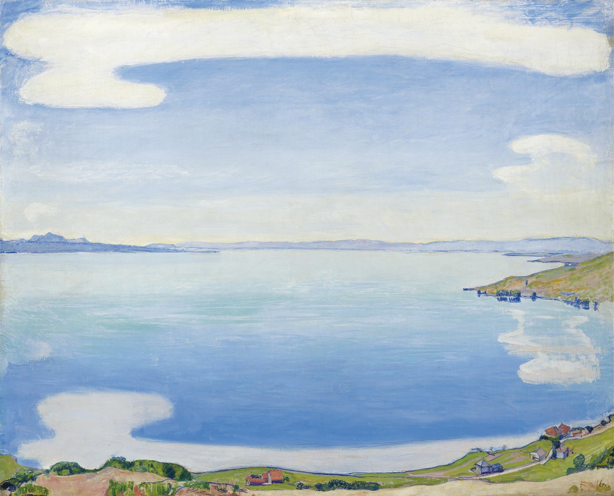 Jezioro Genewskie widziane z Chexbres, 1904 autorstwa Ferdinand Hodler