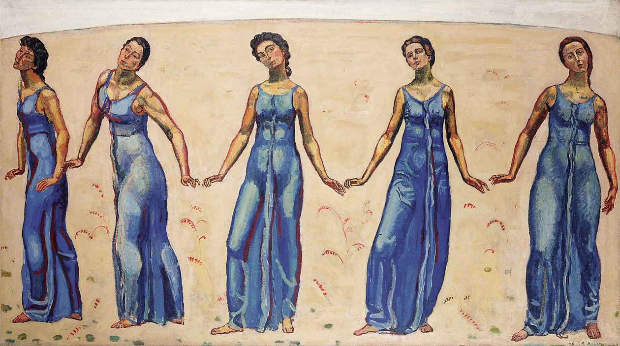Spójrz w nieskończoność autorstwa Ferdinand Hodler