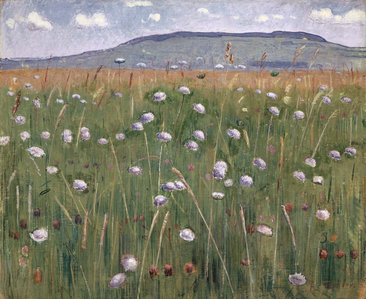 Kawałek łąki, ok. 1901 autorstwa Ferdinand Hodler