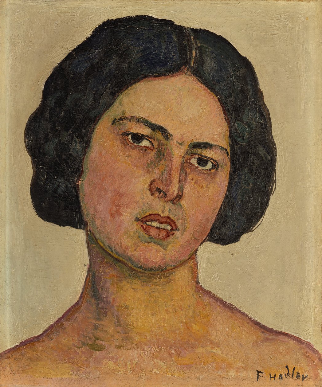 Portret Giulii Leonardi autorstwa Ferdinand Hodler