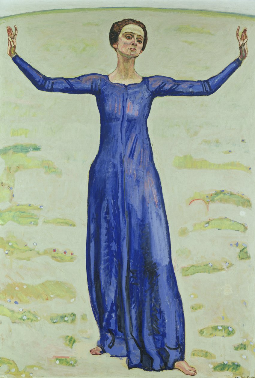 Pieśń na odległość, 1914 autorstwa Ferdinand Hodler