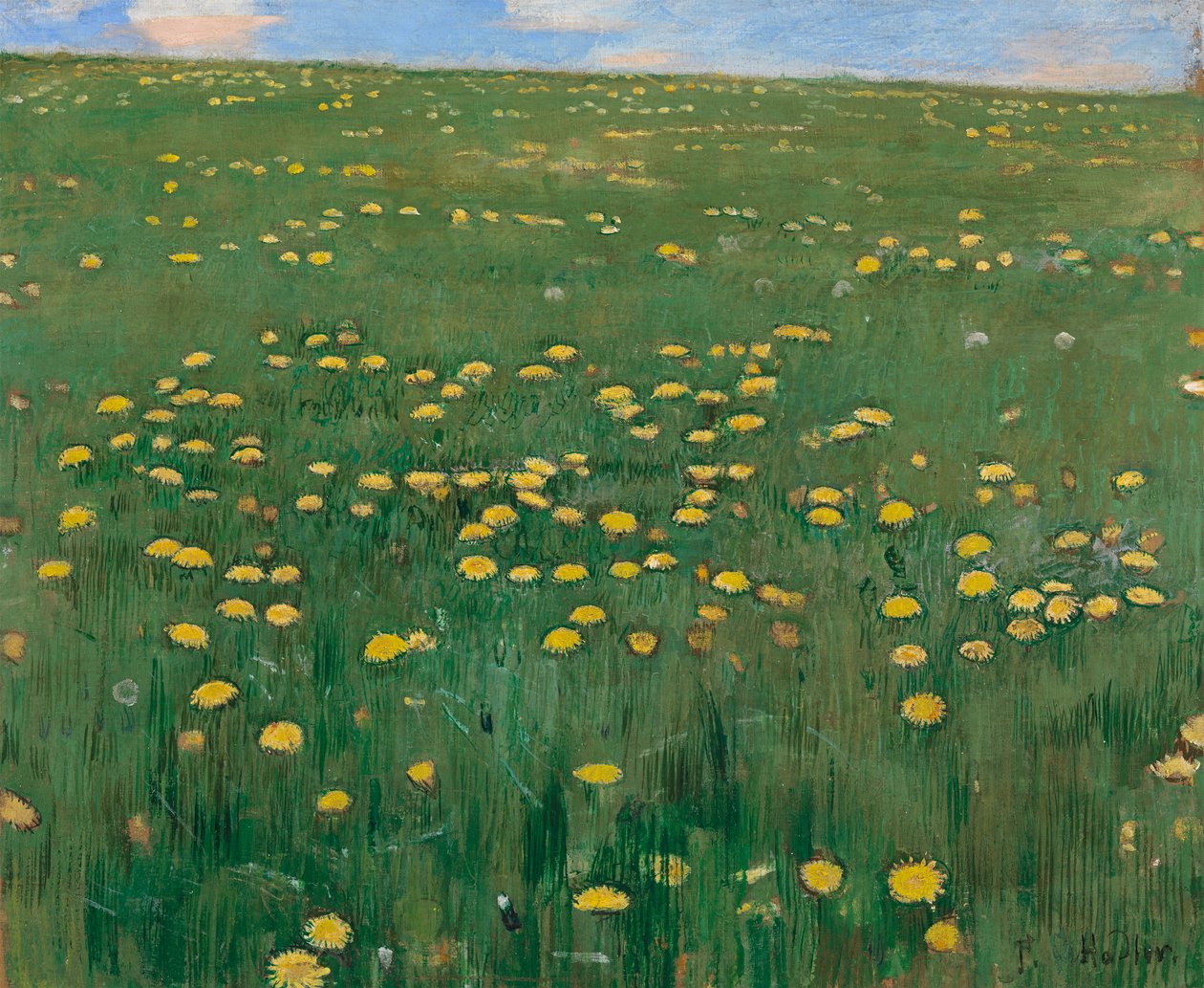 Kwietna Łąka, ok. 1901 r. autorstwa Ferdinand Hodler
