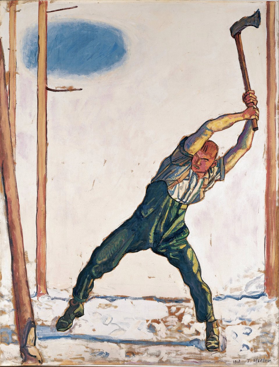 Drwal Hodler, Ferdinand (1853-1918) autorstwa Ferdinand Hodler