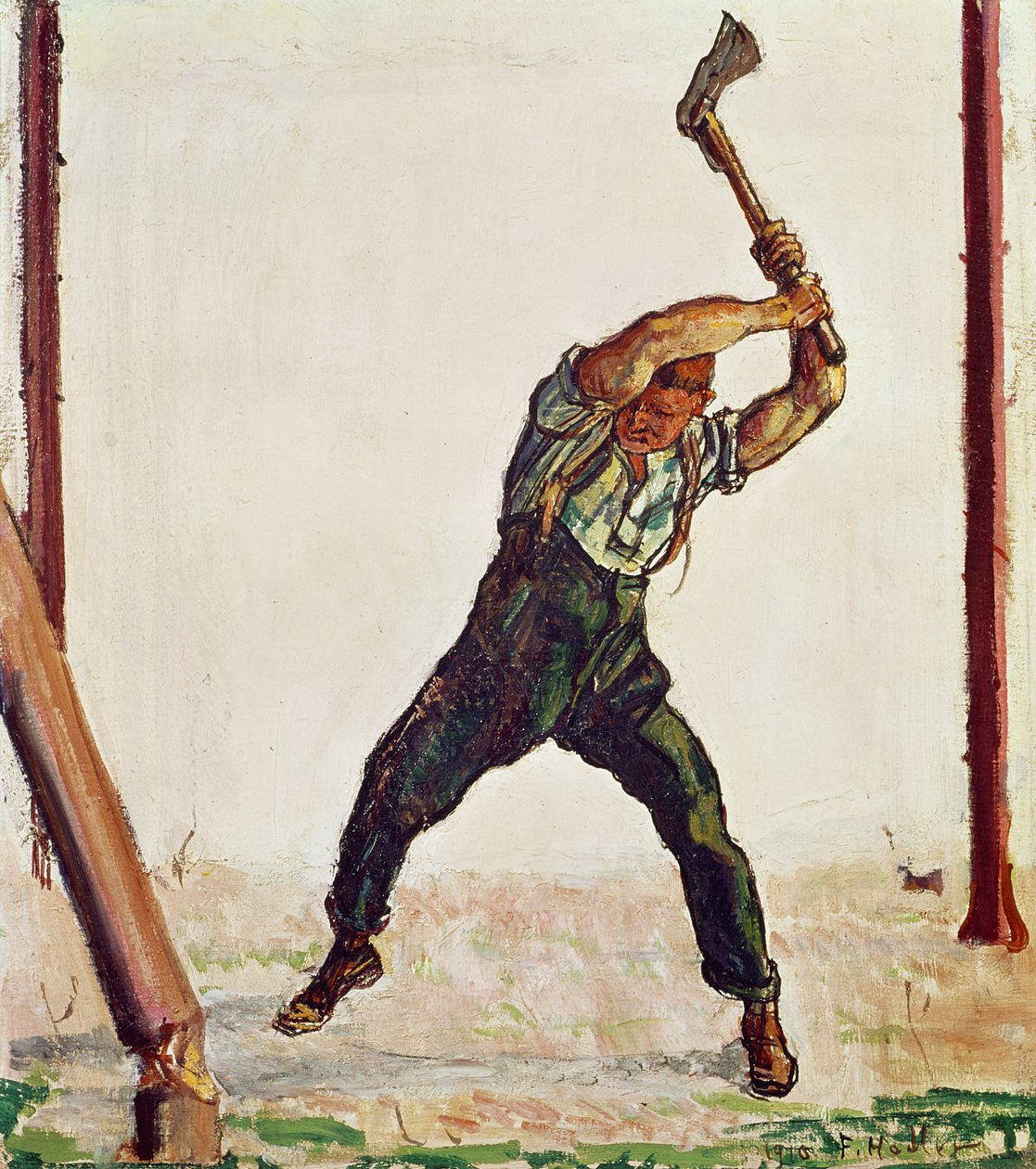 Leśnik, 1910 autorstwa Ferdinand Hodler