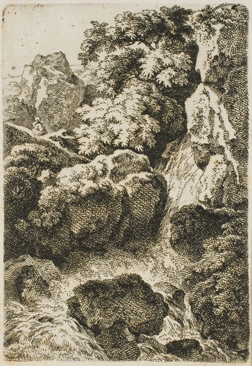 Wodospad (Kaskada) autorstwa Ferdinand Kobell