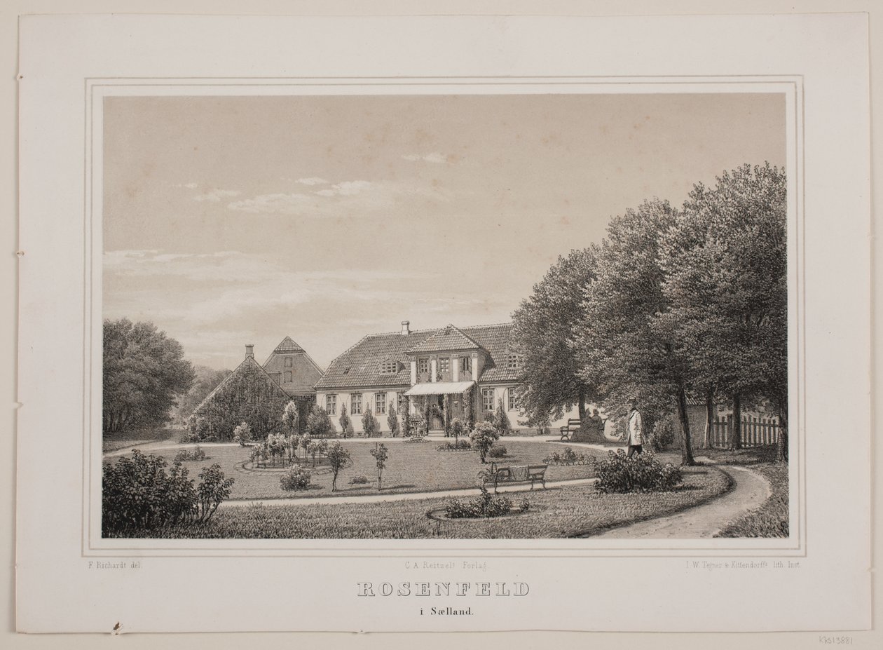 Rosenfeld i Sælland autorstwa Ferdinand Richardt