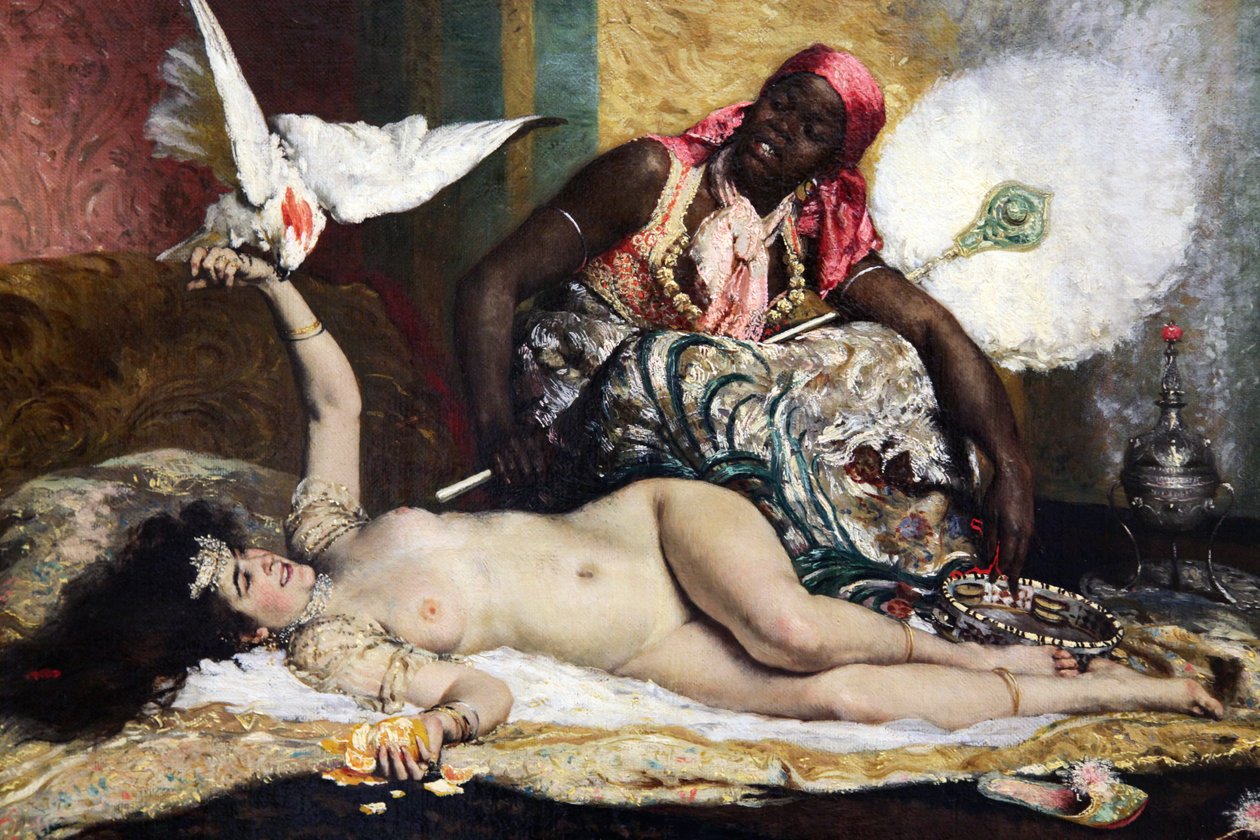 „Odaliska”, lata 80. XIX wieku autorstwa Ferdinand Roybet