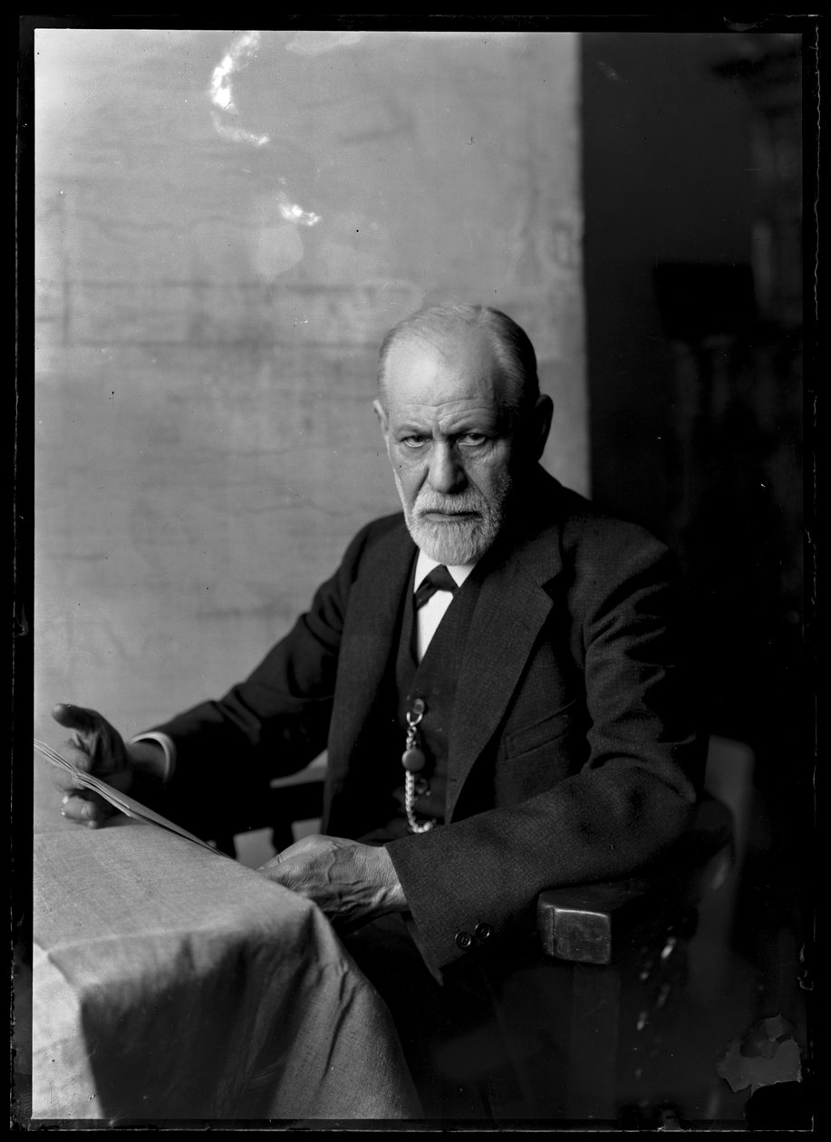 Zdjęcie Zygmunta Freuda (1856-1939) autorstwa Ferdinand Schmutzer