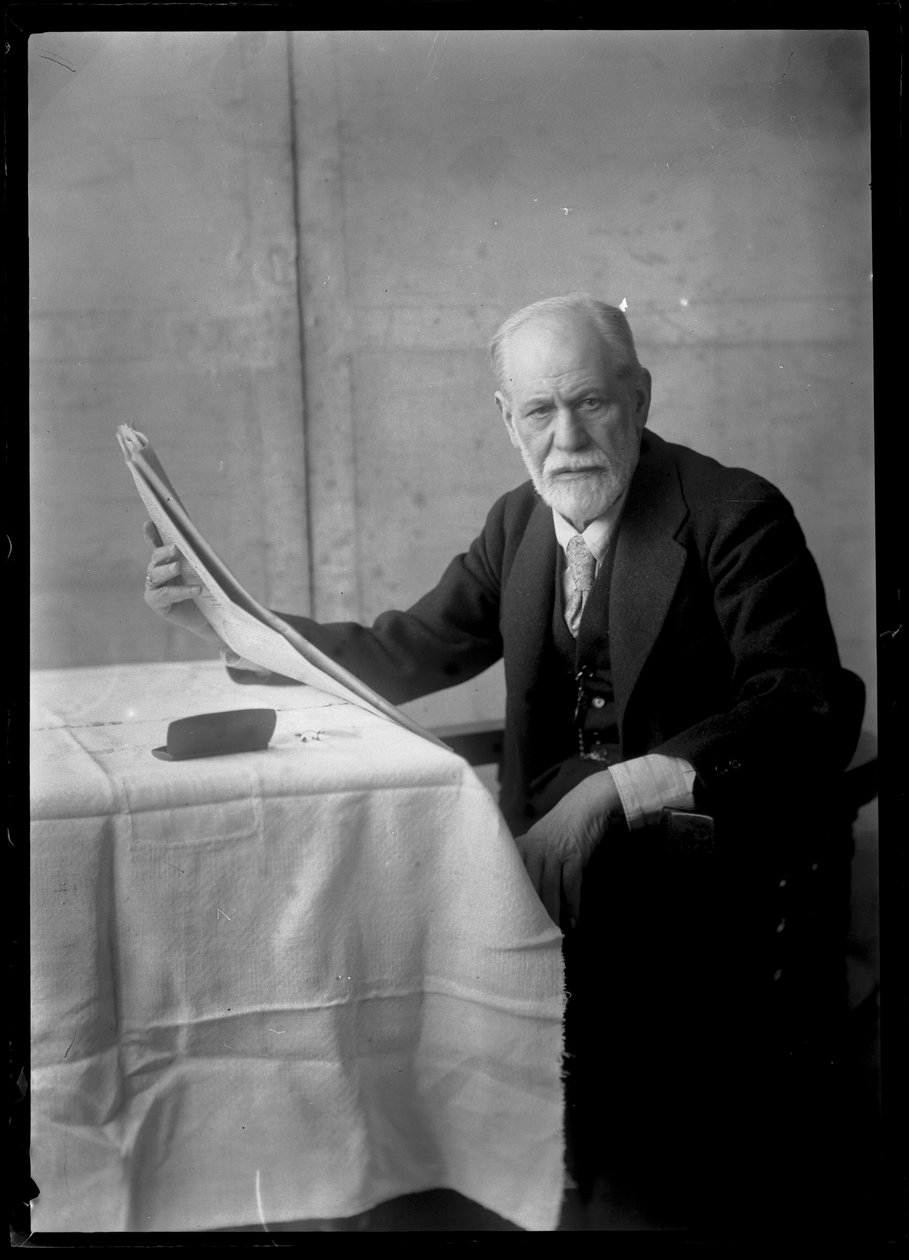 Zdjęcie Zygmunta Freuda (1856-1939) autorstwa Ferdinand Schmutzer