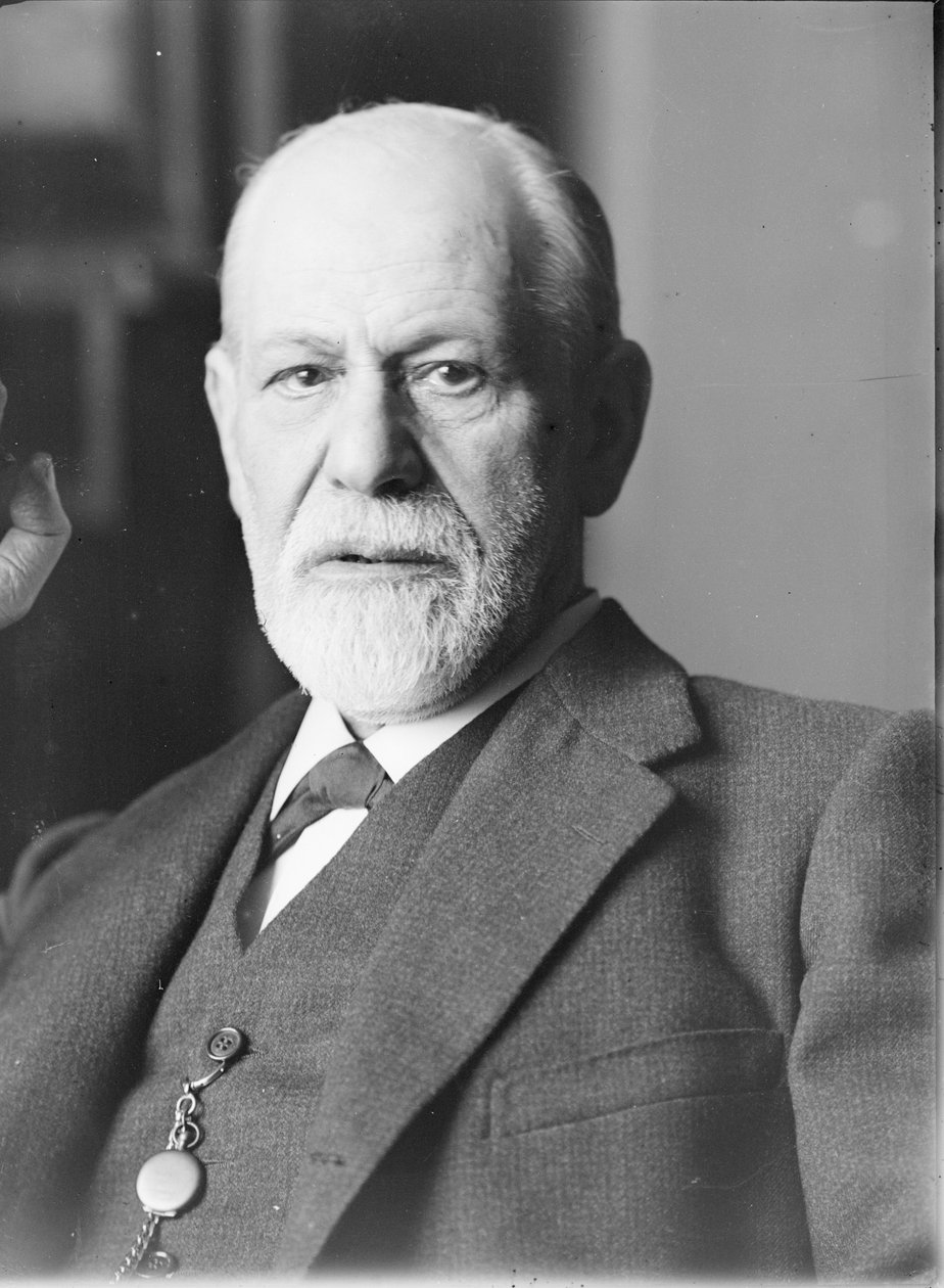 Zdjęcie Zygmunta Freuda (1856-1939) autorstwa Ferdinand Schmutzer