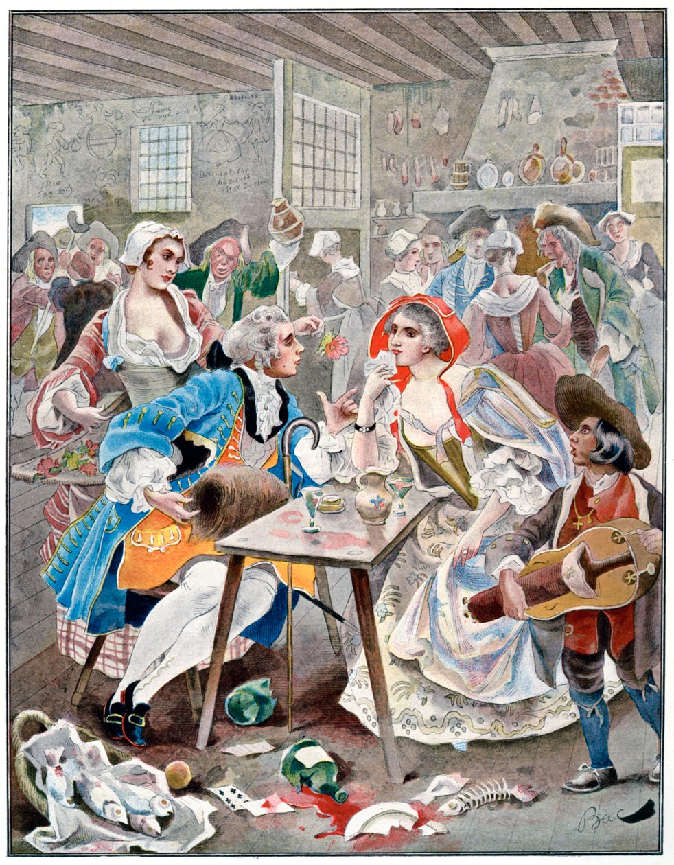 Mały Ramponneau, XVIII w., ok. 1870-1950. autorstwa Ferdinand Sigismund Bac