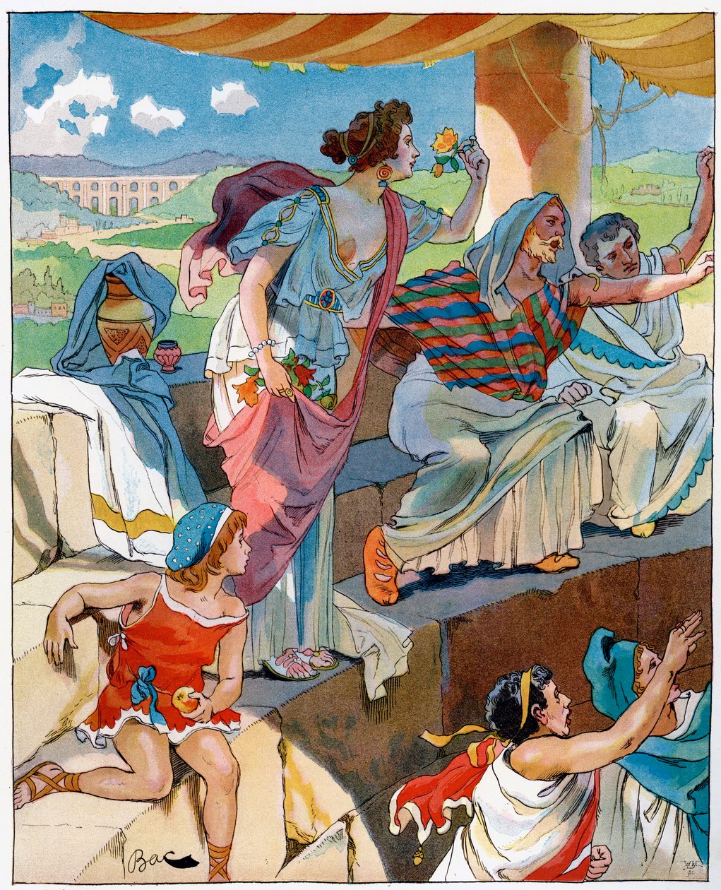 Areny Lutecji, ok. 1870-1950. autorstwa Ferdinand Sigismund Bac