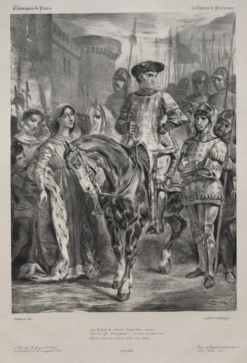 Duguesclin, 1829. autorstwa Ferdinand Victor Eugene Delacroix