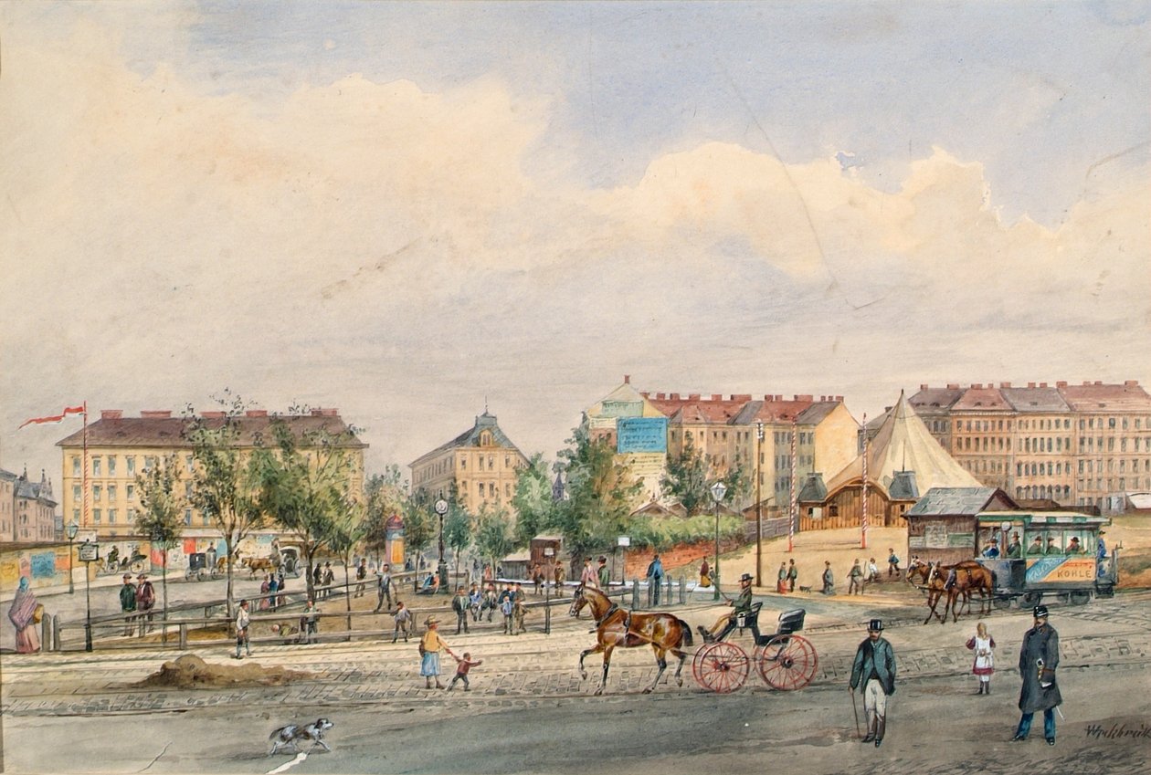 Linia Währingera w Wiedniu autorstwa Ferdinand Weckbrodt