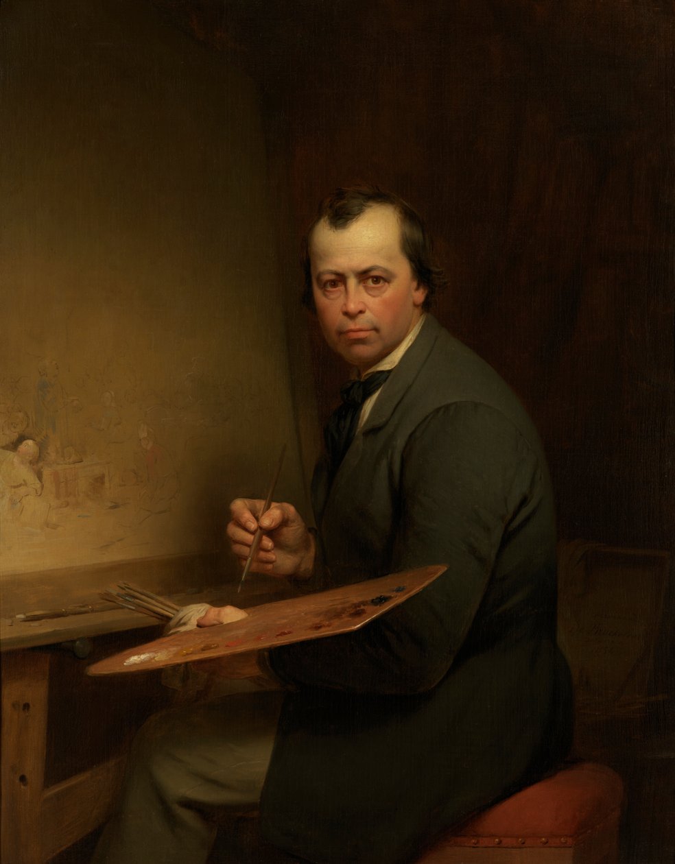 Autoportret autorstwa Ferdinand de Braekeleer