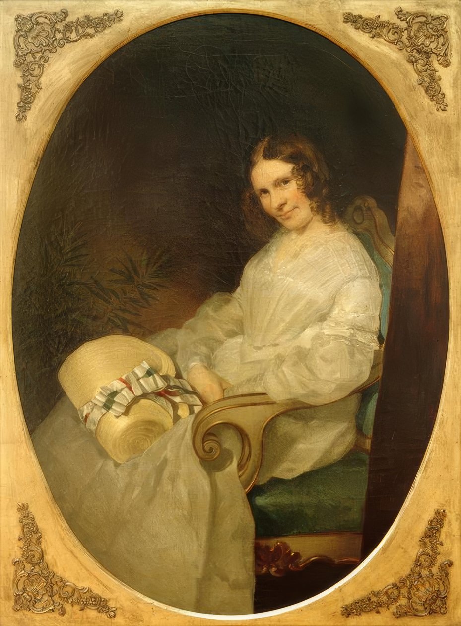 Portret Minny Pompilii autorstwa Rayskiego autorstwa Louis Ferdinand von Rayski