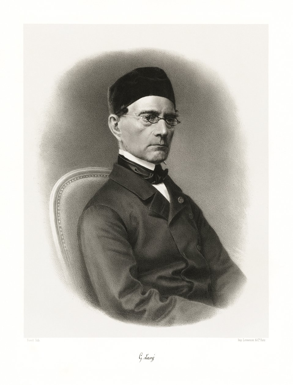 Gabriel Lamé, 1865-66 autorstwa Feret