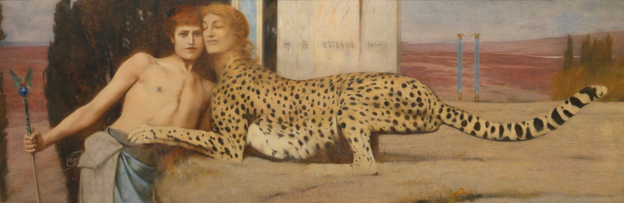 Pieszczoty autorstwa Fernand Khnopff