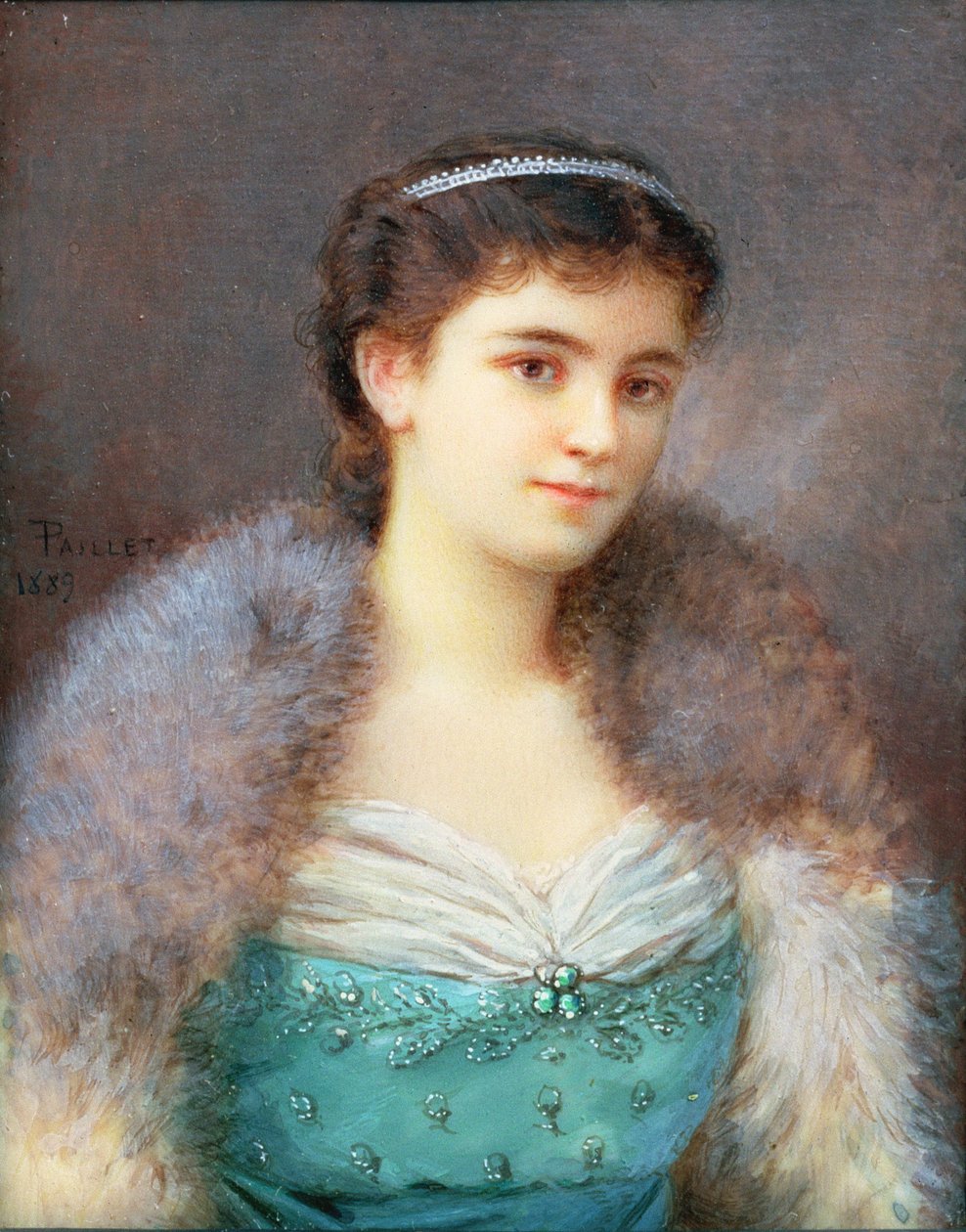Mary Victoria Leiter, Lady Curzon (1870-1906) 1889 autorstwa Fernand Paillet