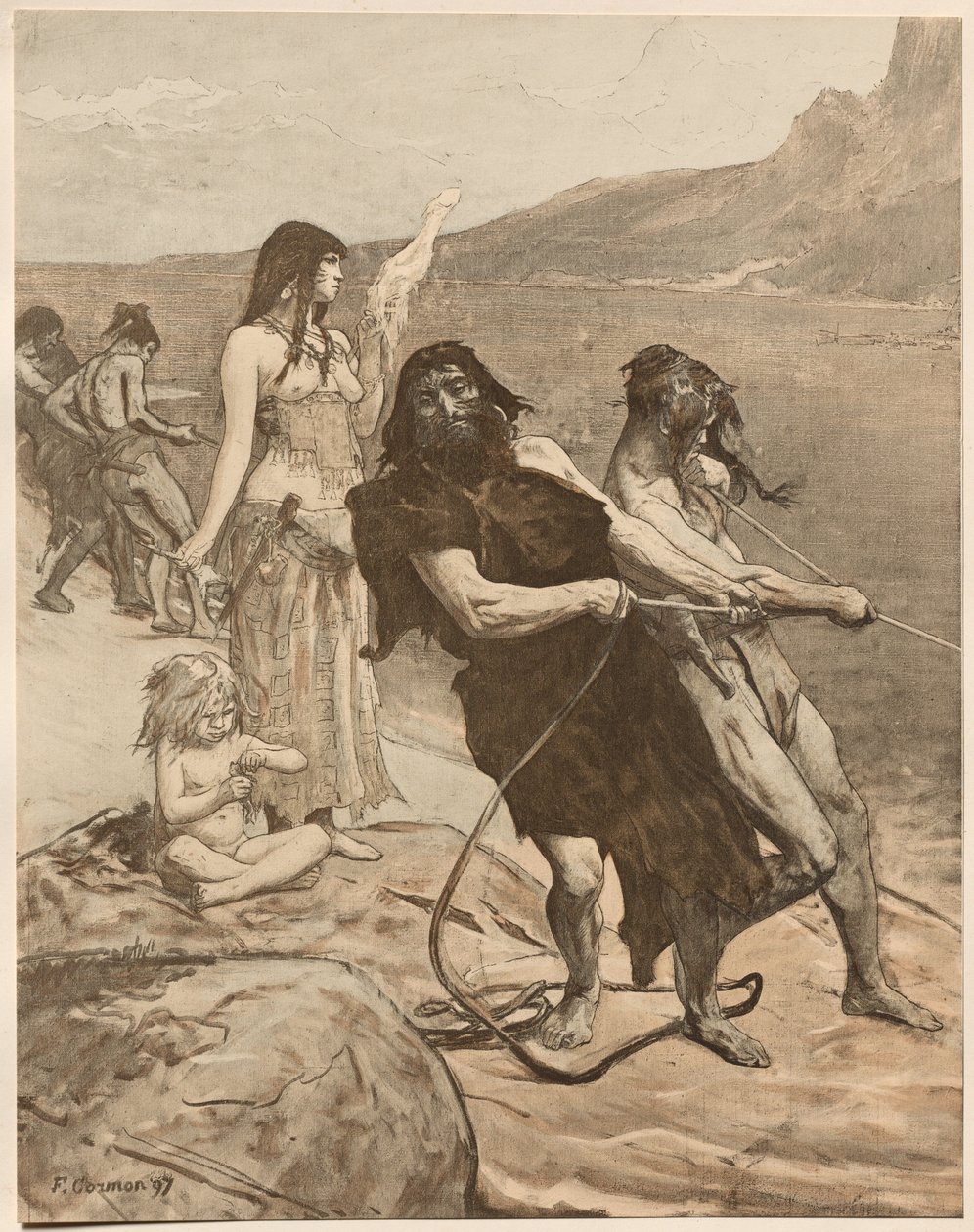 Miasto Lacustrine, 1897. autorstwa Fernand Cormon