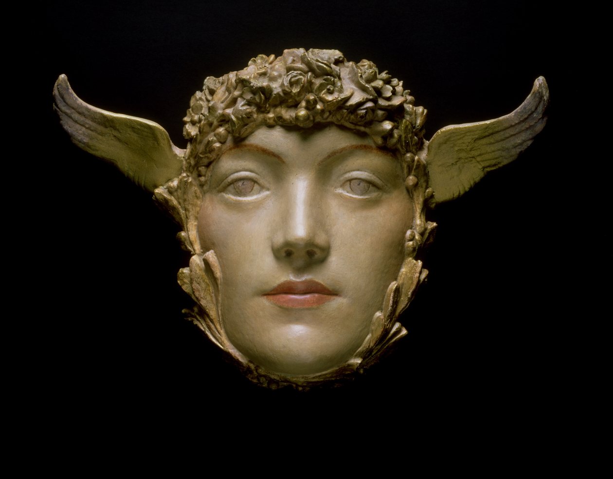 Maska, ok.1897 (tynk) autorstwa Fernand Khnopff