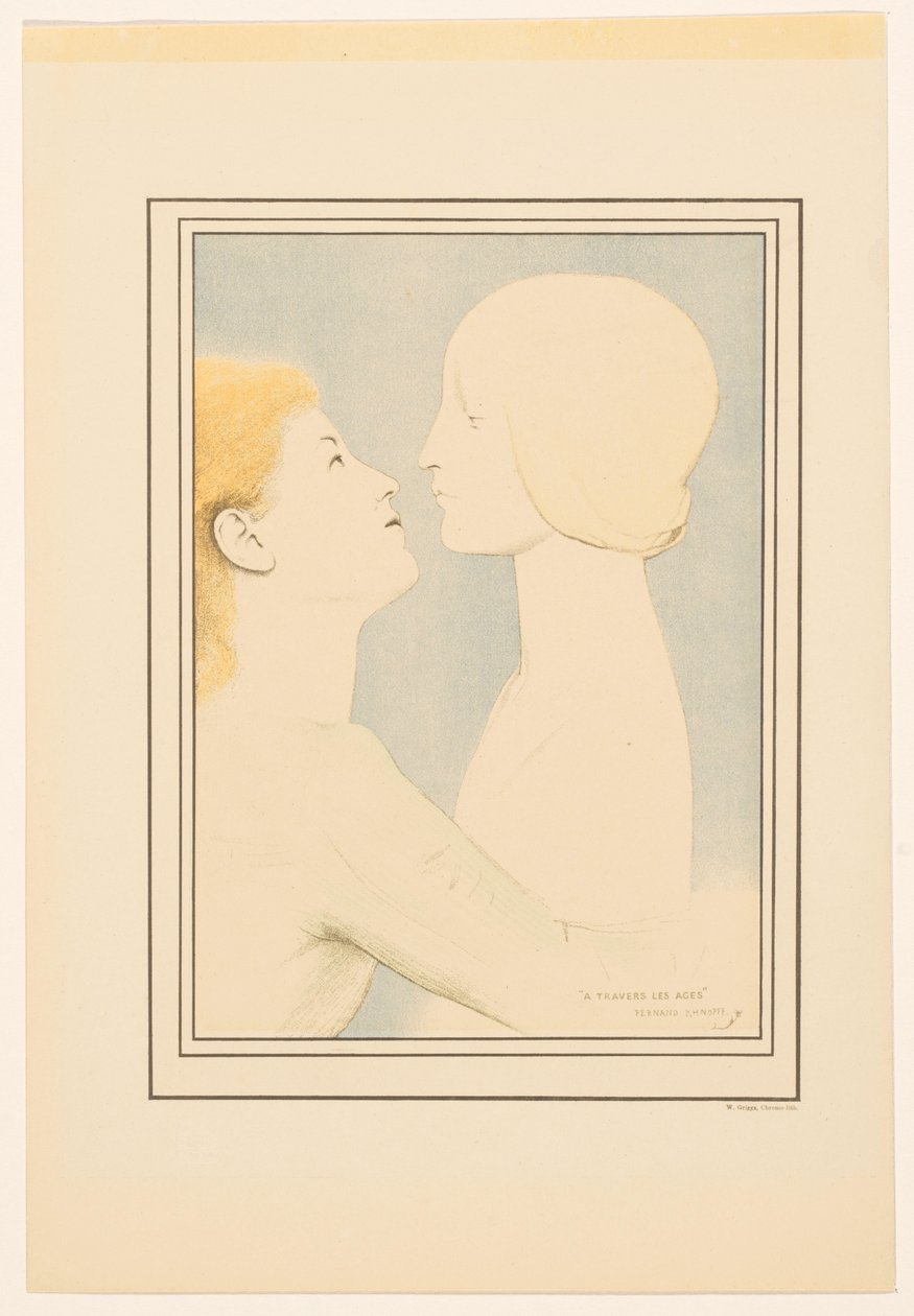 Na przestrzeni wieków autorstwa Fernand Khnopff