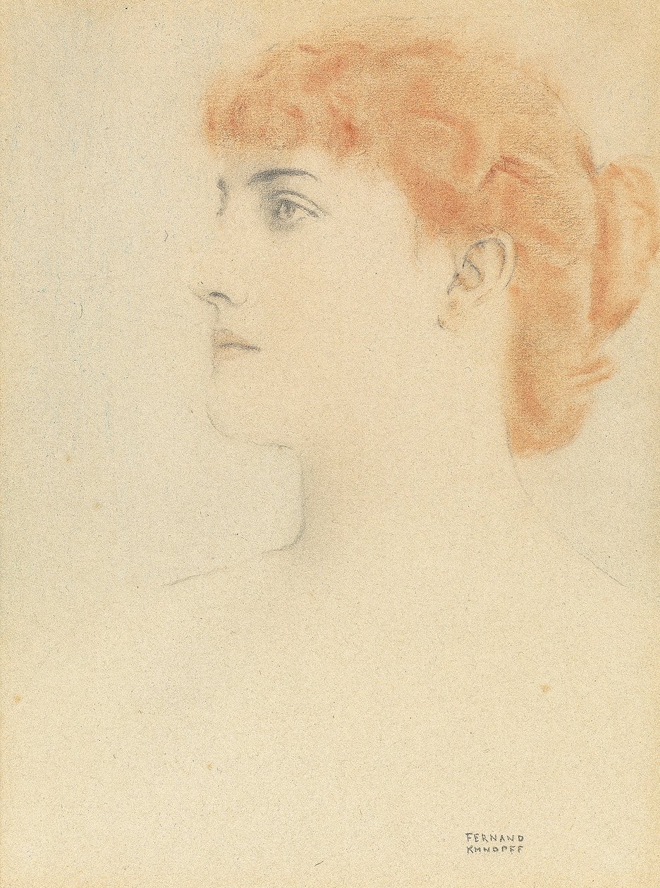Paryżanka, 1916 autorstwa Fernand Khnopff