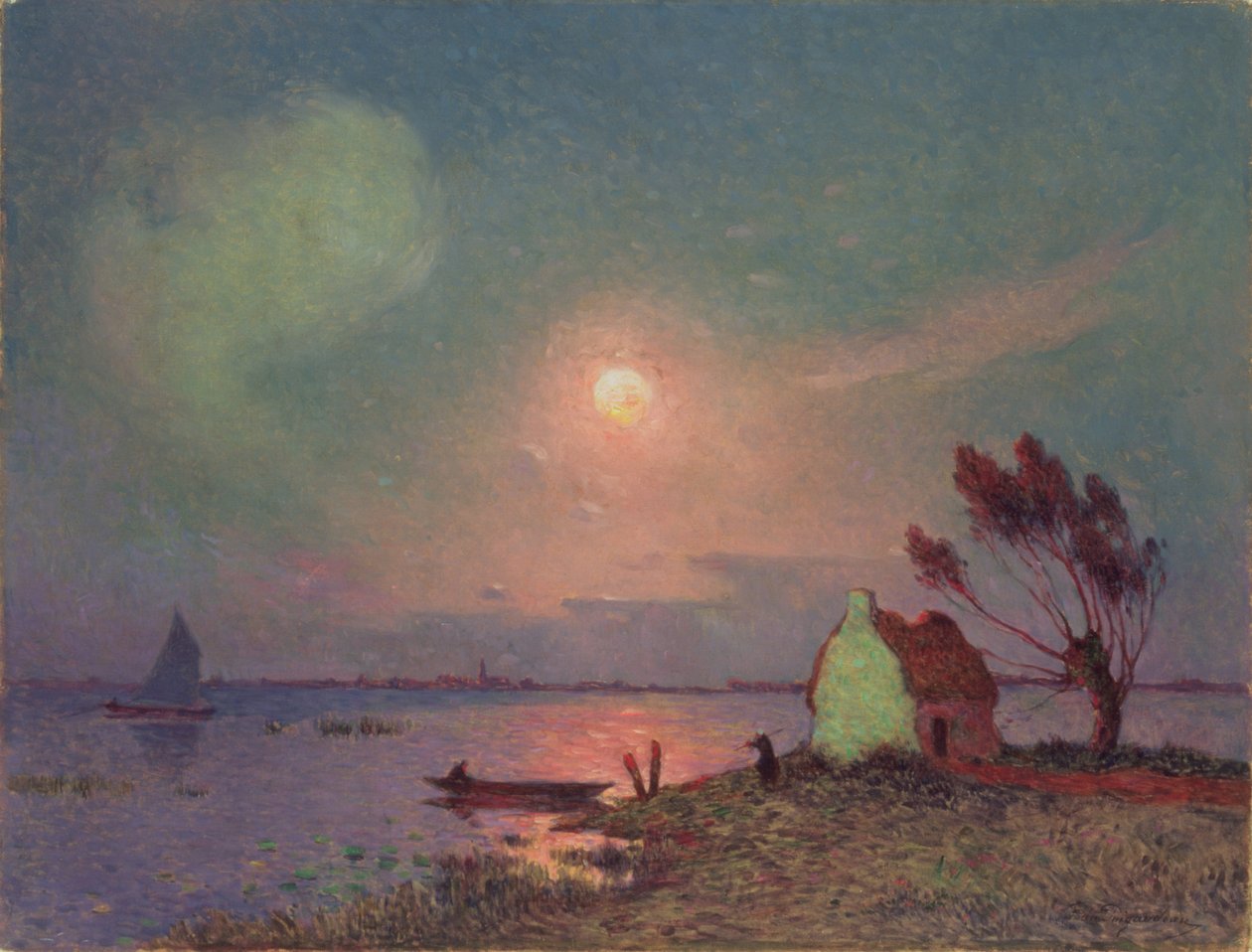 Zamglone światło słoneczne, Bretania, ok. 1915 r. autorstwa Fernand Loyen du Puigaudeau