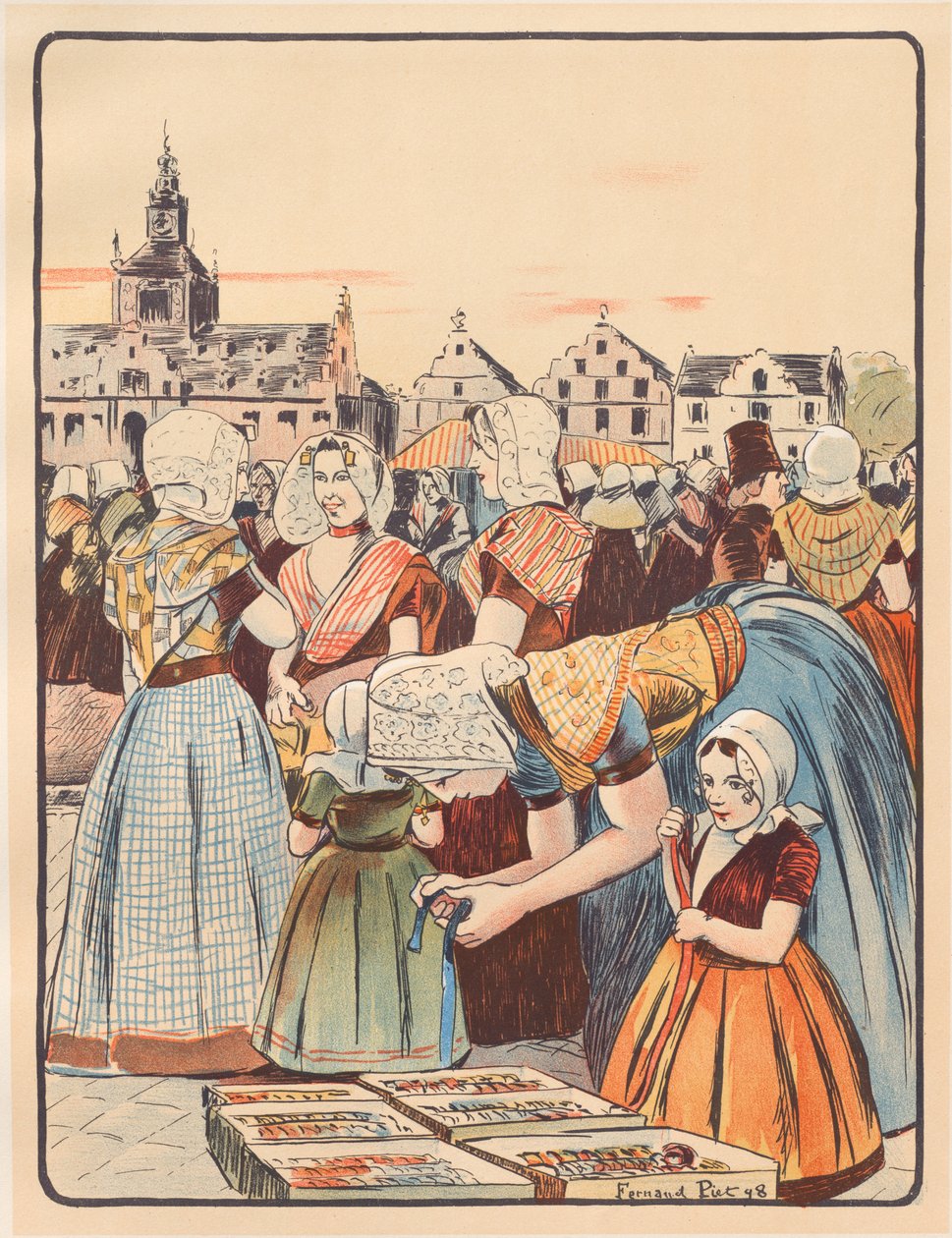 Targ w Zelandii, 1898. autorstwa Fernand Piet