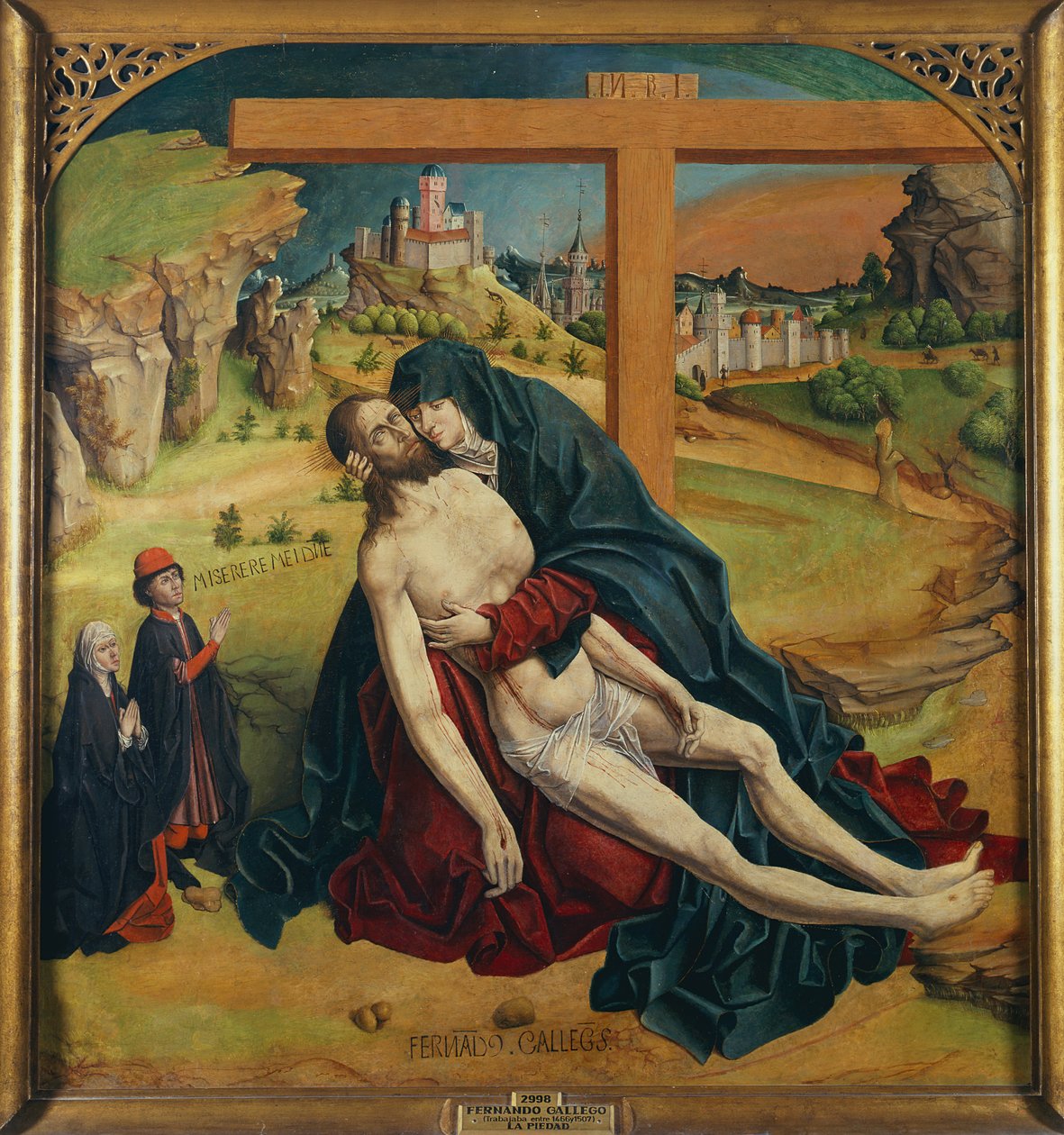 Pieta z Dwoma Darczyńcami autorstwa Fernando Gallego