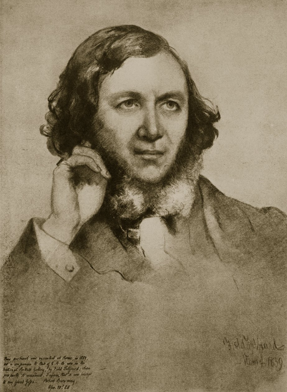 Robert Browning autorstwa Field Talfourd