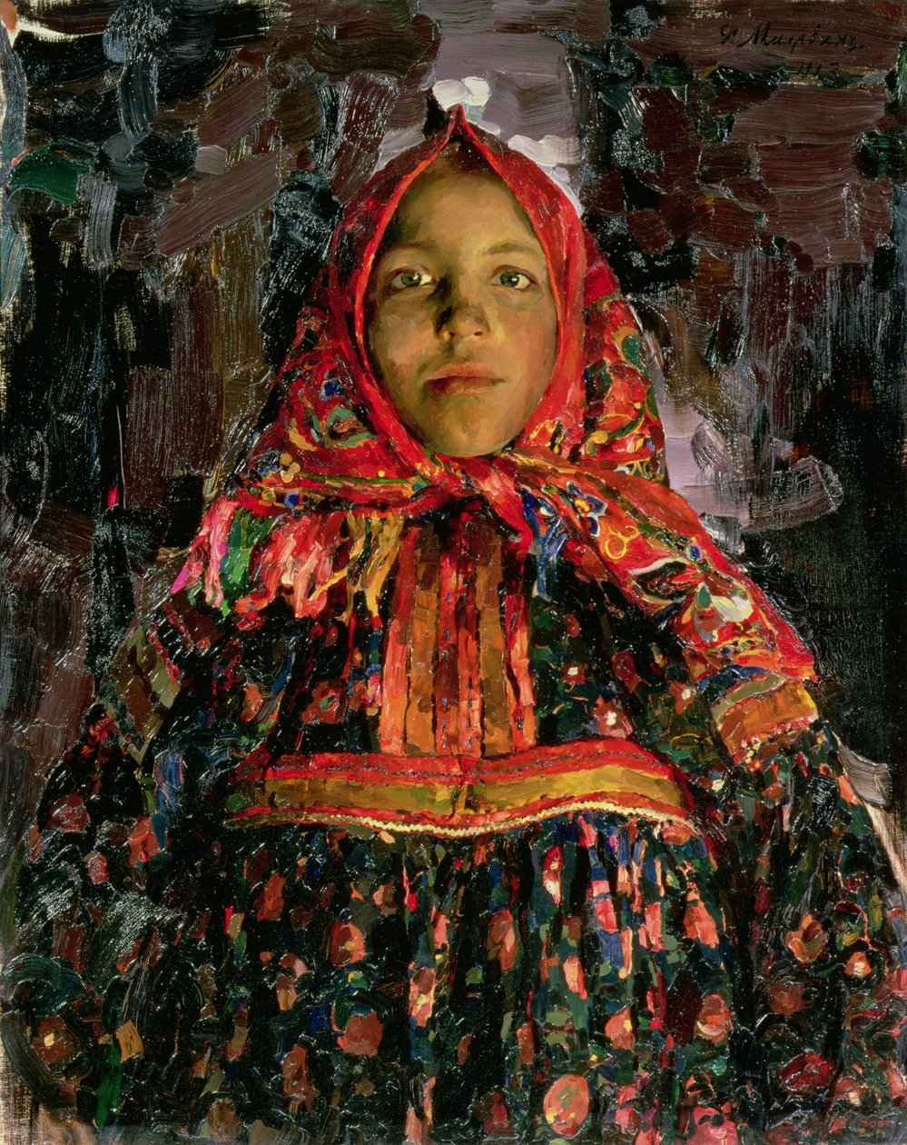 Werka, 1913 autorstwa Filipp Andreevic Maljavin