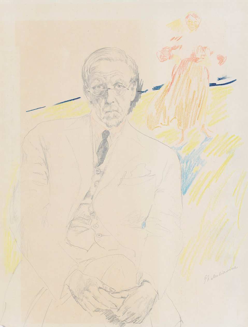 Autoportret. autorstwa Filipp Andreyevich Malyavin