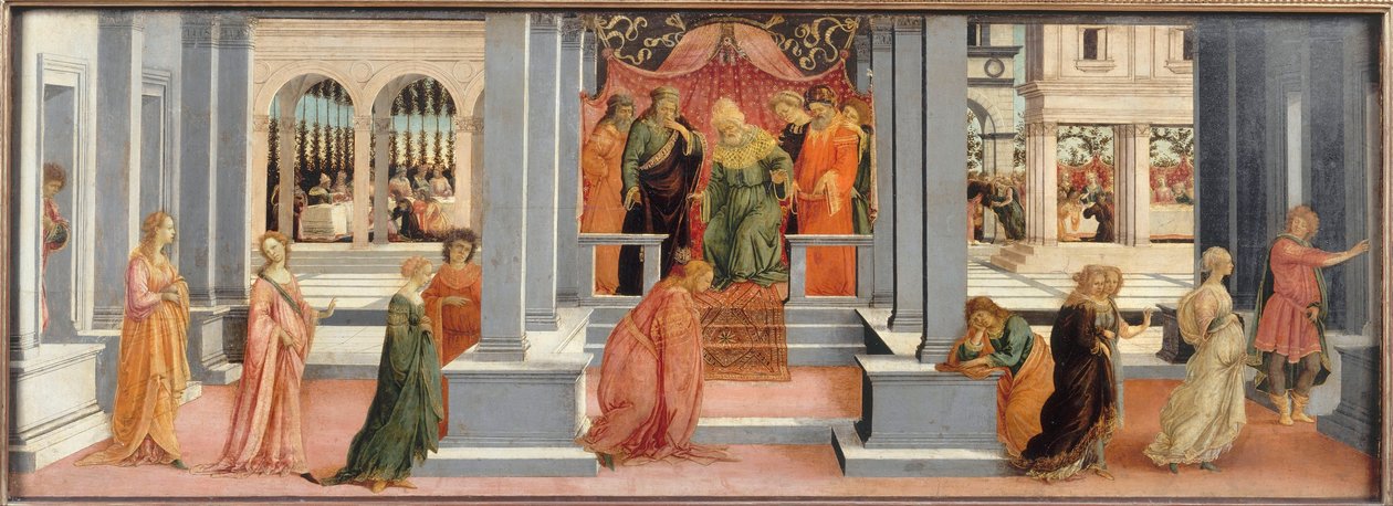 Estera wybrana przez Aswerusa autorstwa Filippino Lippi