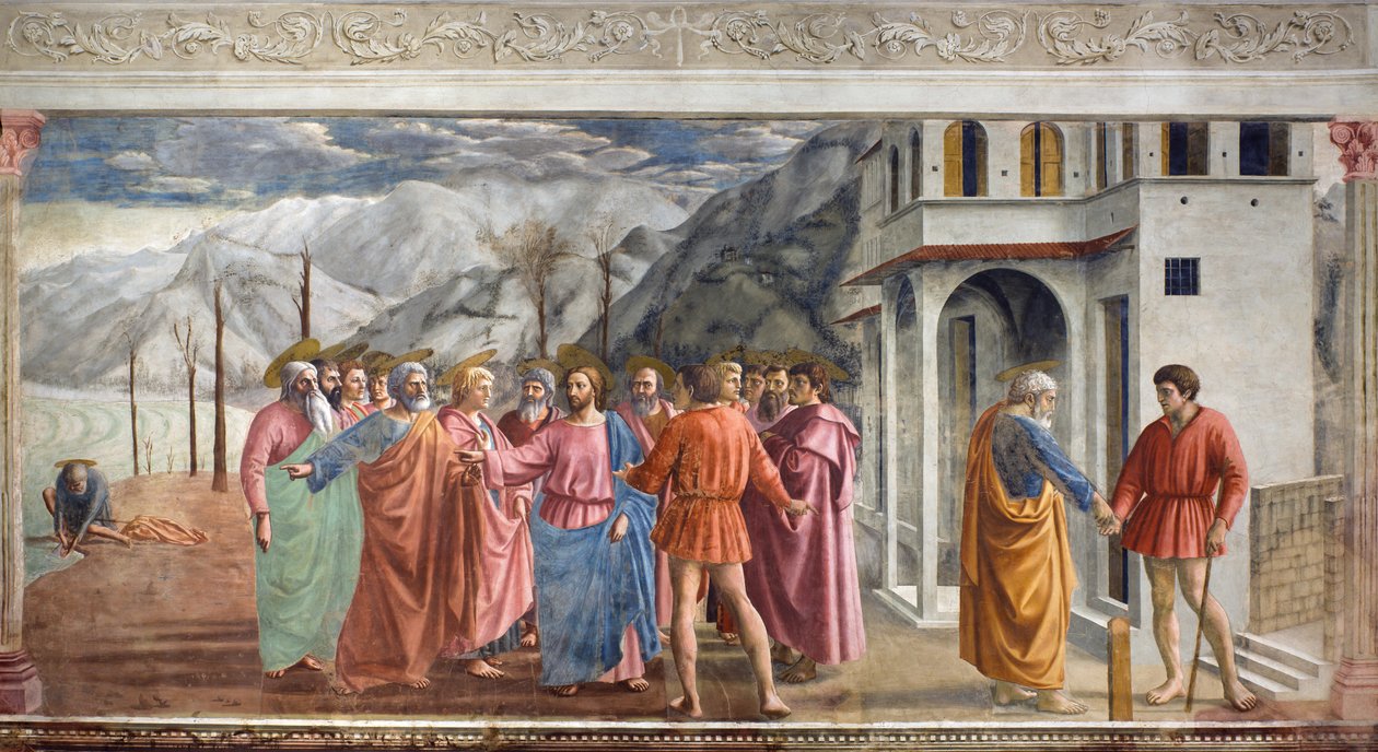 Pieniądze w hołdzie autorstwa Filippino Lippi