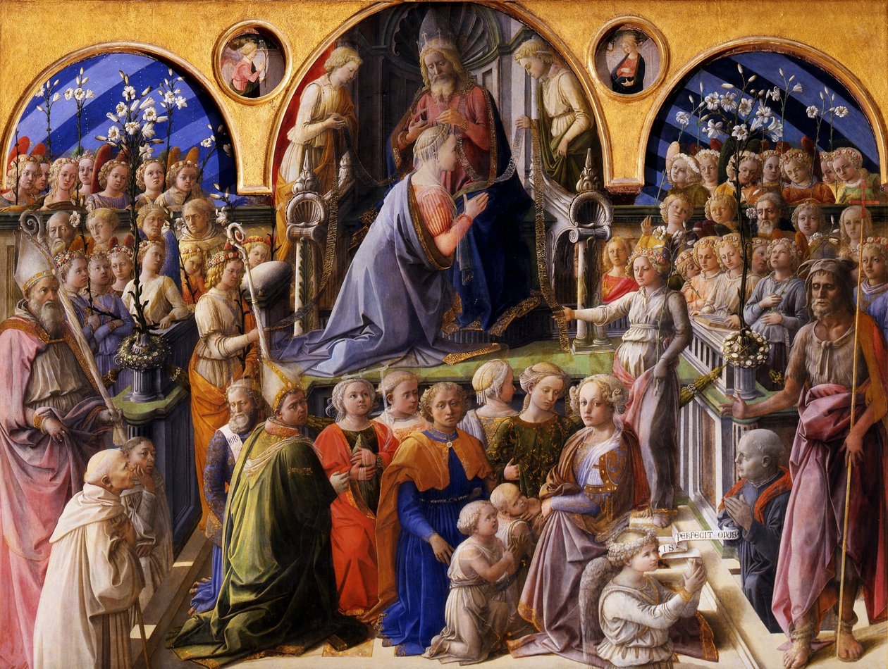 Koronacja Dziewicy autorstwa Fra Filippo Lippi