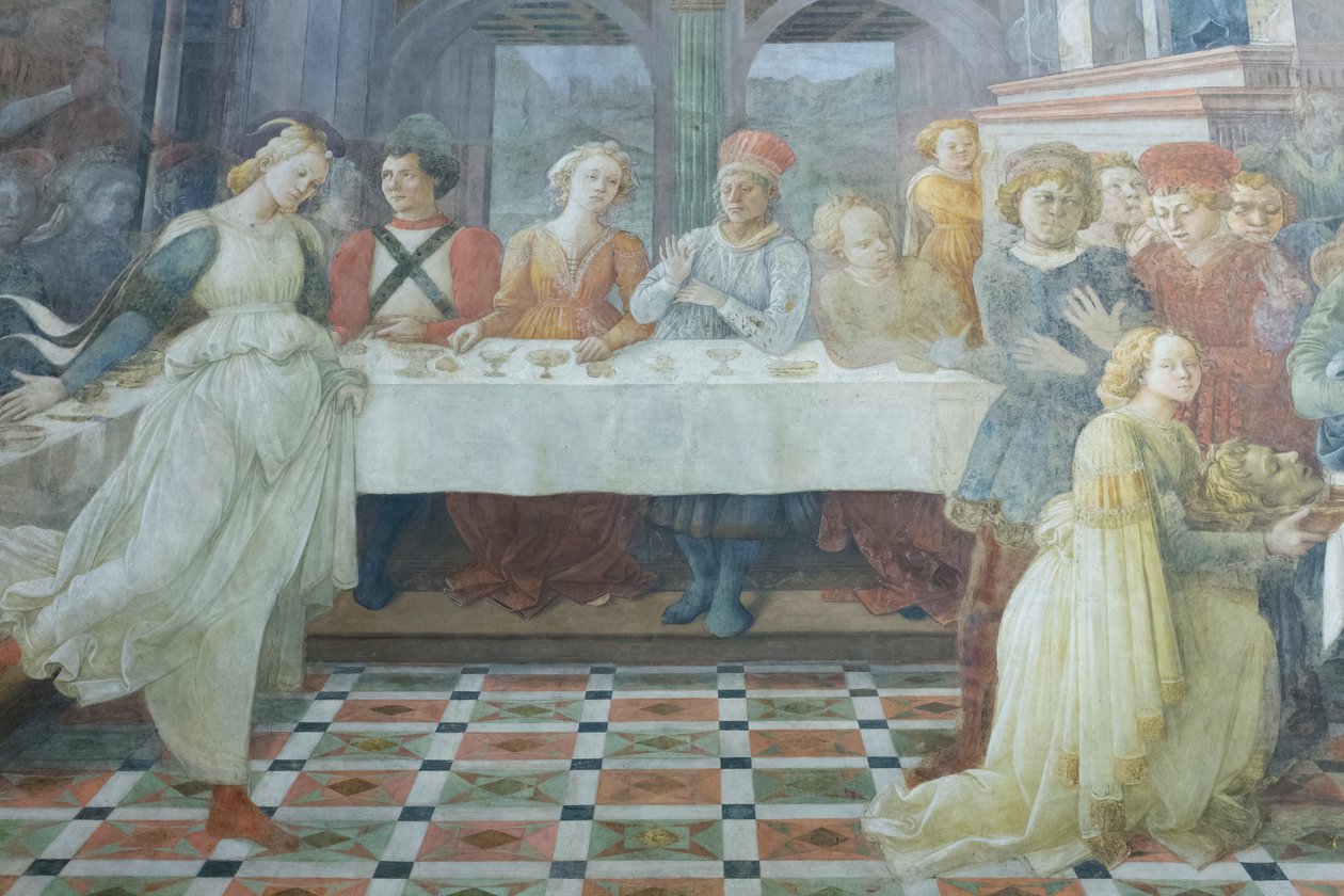 Uczta u Heroda autorstwa Filippo Lippi