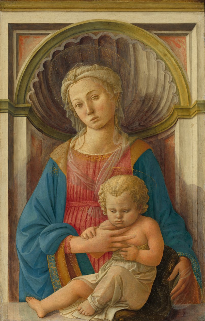 Madonna z Dzieciątkiem, c. 1440. autorstwa Filippo Lippi