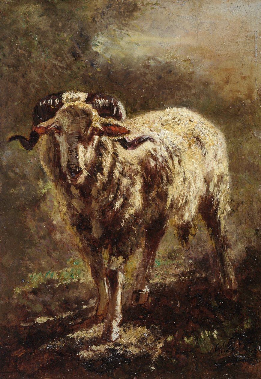 Koza autorstwa Filippo Palizzi
