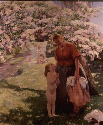 Wiosna autorstwa Firmin Baes
