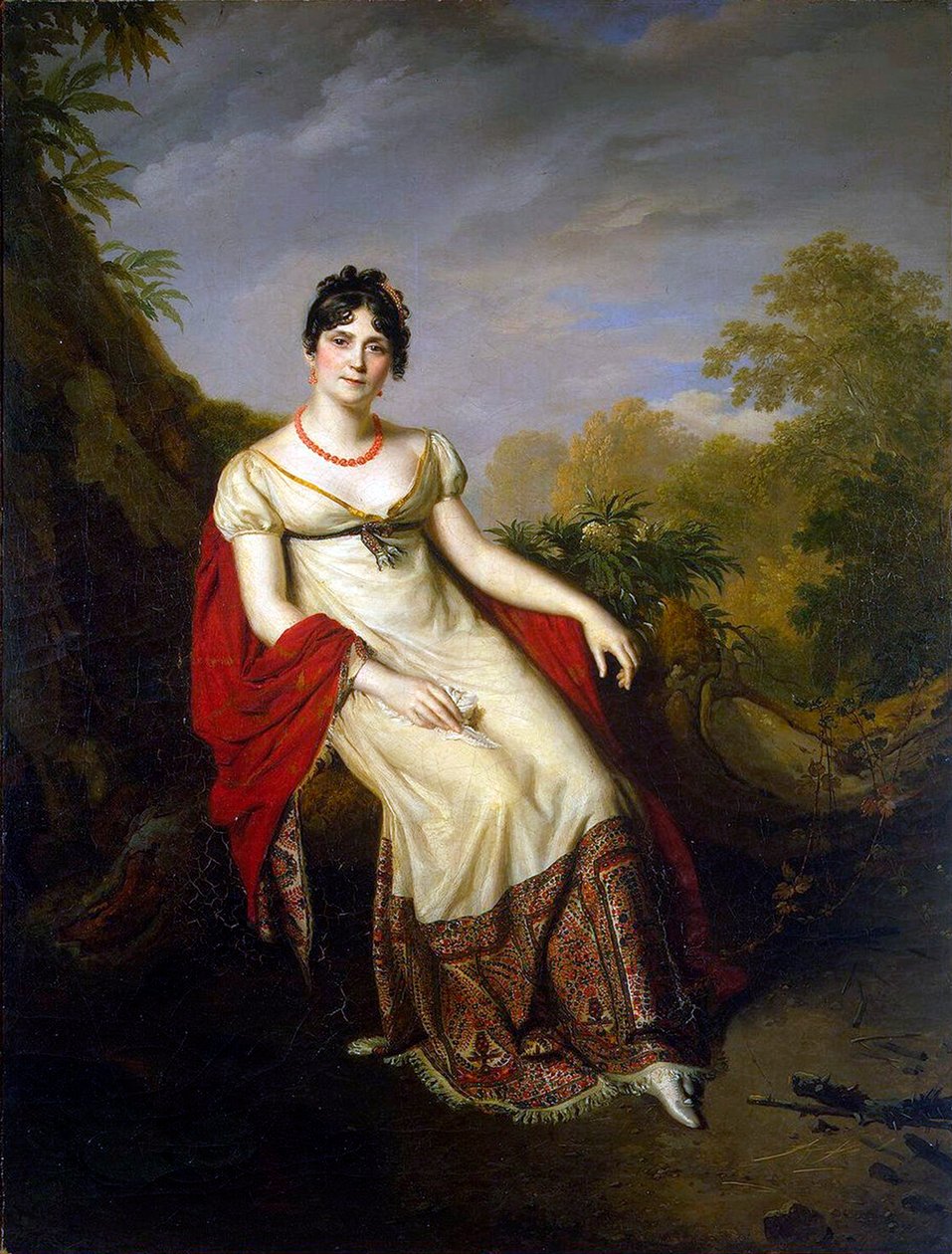 Portret Josephine de Beauharnais, 1812. autorstwa Firmin Massot
