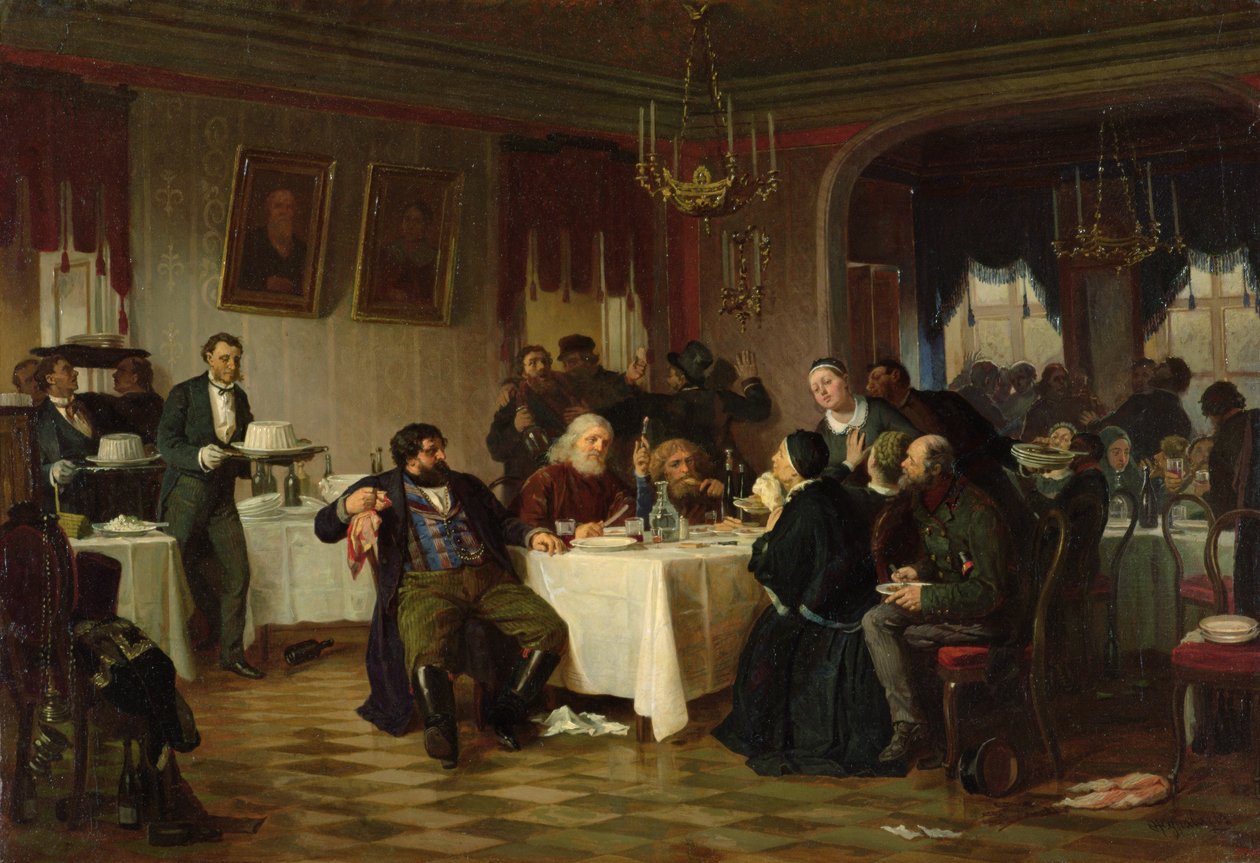 Restauracja autorstwa Firs Sergeevich Zhuravlev